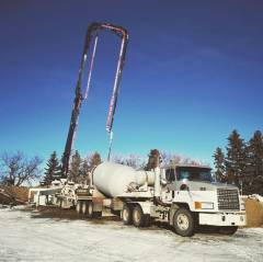 Concrete Pour with Pump